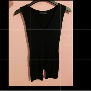 Stretchable Black Romper